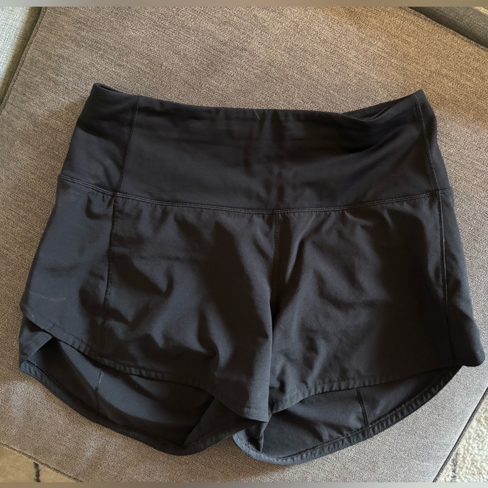 Lululemon speed up 4” high rise shorts